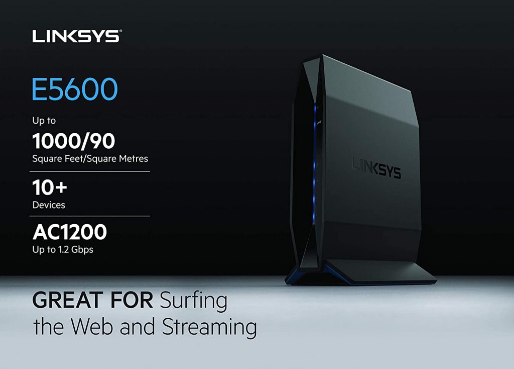 Linksys E5600 AC1200 router